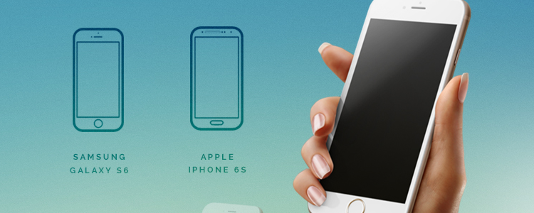free mockup template psd iPhone 6 Android Mockup
